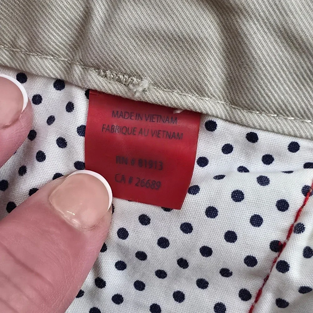 Robert Graham Chino Pants Mens 34 Beige Elevated Casual Modern‎ Utility Preppy